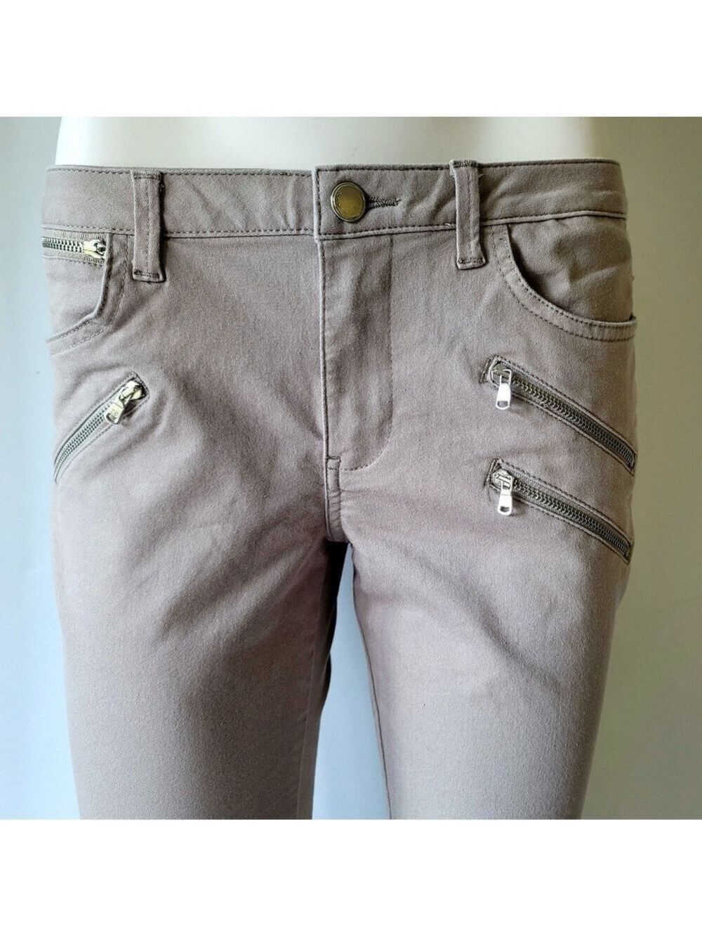 Zara Basic Dept Denim Z1975 Gray Skinny Jeans Size 8